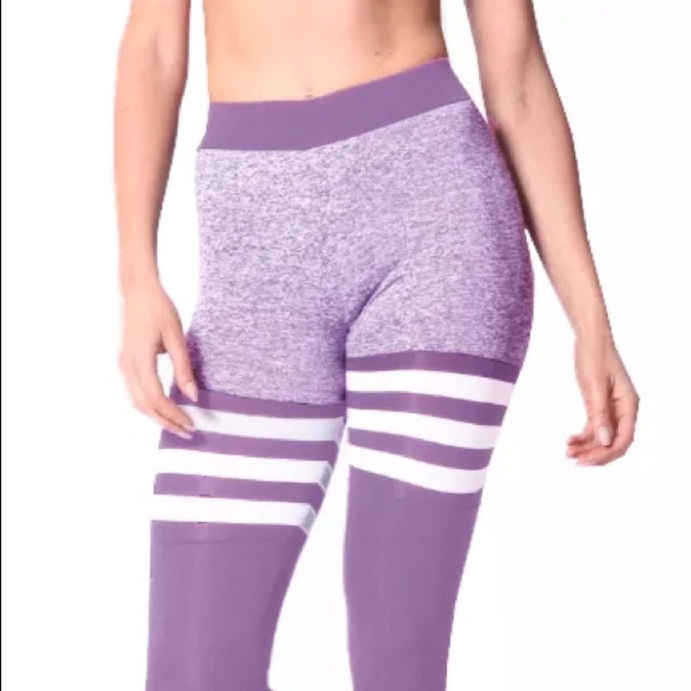 FITGAL Purple Sock Leggings